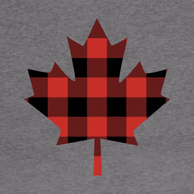 Canada Maple Leaf Red Flannel Canadian by DoctorWatsonDesigns